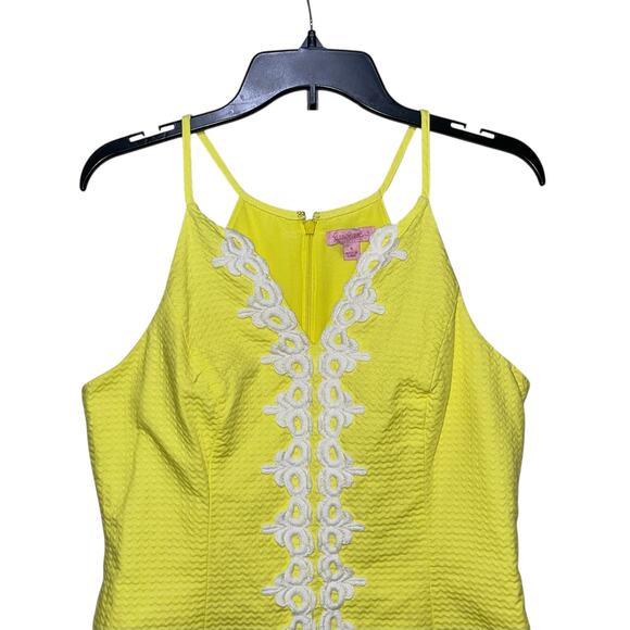 Lilly Pulitzer Shift Dress Pearl Sweet Tarty Lace Mini - Picture 3 of 9